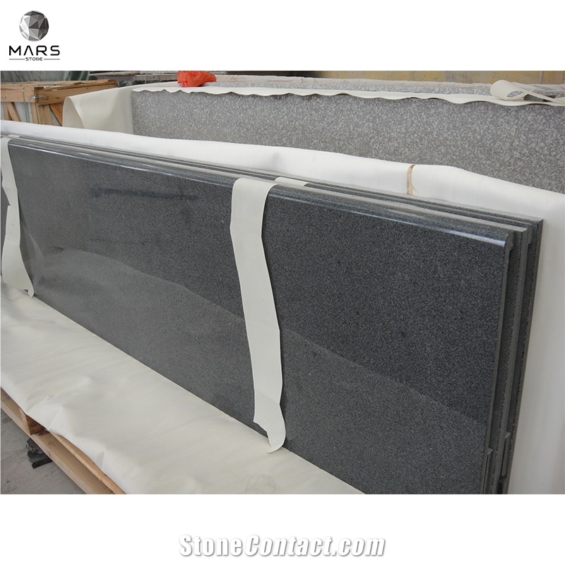 Prefabricated Granite G654 Dark Grey Kitchen Countertop