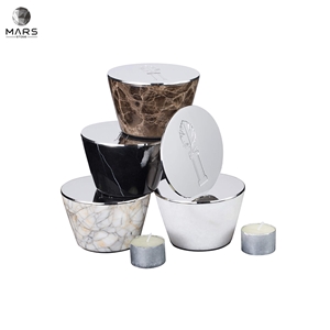 Top All Nature Candles Jar Marble Storage Tank Marble Cup