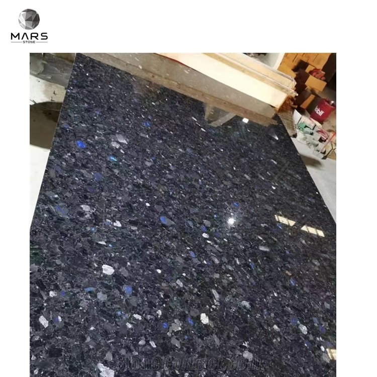 Volga Blue Extra Dark Granite Blue Granite Slab