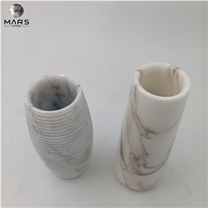 Wholesale Home Decoration Marble Effect Flower Vase