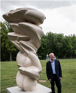 Limestone Abstract Sculpture