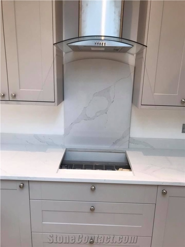 Hot Sale Artificial Stone White Quartz Kitchen Countertops