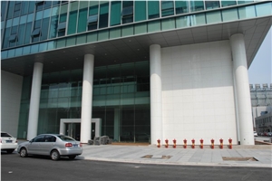 Super White Crystallized Glass Stone Nano Stone Project