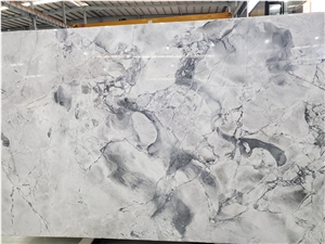 Brazil Calacatta Grey Marble Polished Slab Tile