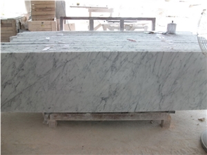 Carrara White Marble Bianco Bathroom Countertop Vanity Top