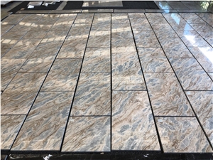 China Apollo Marble Polished Slab Brown Beige Tile