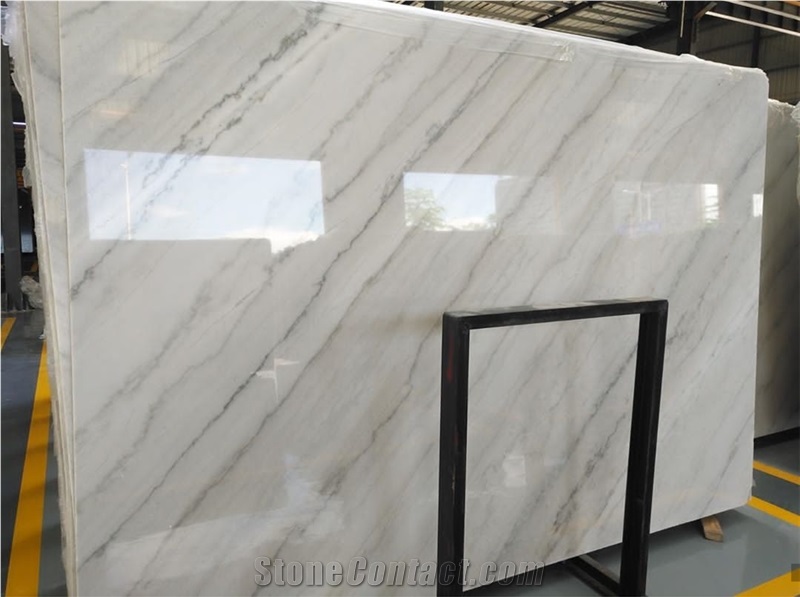 China Popular Guangxi White Marble Slab Wall Tile