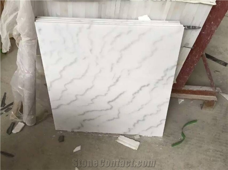 Hot Sale Guangxi White Marble Flooring Tile