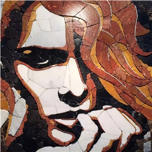 New Design Polished Marble Mosaic Artworks For Wall