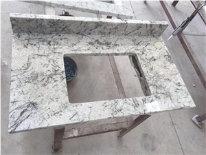 White Fantastic Granite Hotel Bath Top Countertop