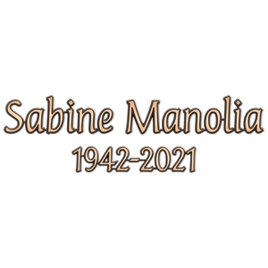 Manolia-Bronz Memorial Lettering, Memorial Sign