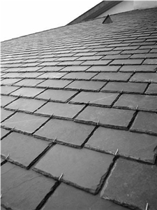 Black Pompeu Slate Roof Tiles
