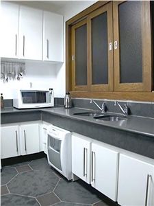Matacao Diamond Grey Slate Kitchen Countertops