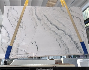 White Macaubas Quartzite Slabs Polished