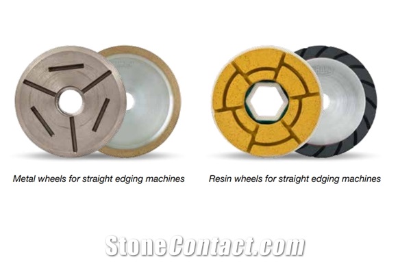 Cup Wheels For Edge Polishers For Processing Natural Stones, Ceramics And Agglomerates