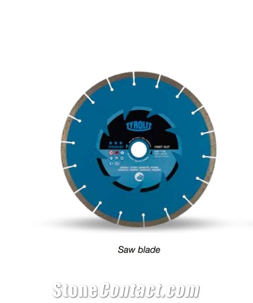 Diamond Saw Blade For Wet Or Dry Usage On Portable Machine