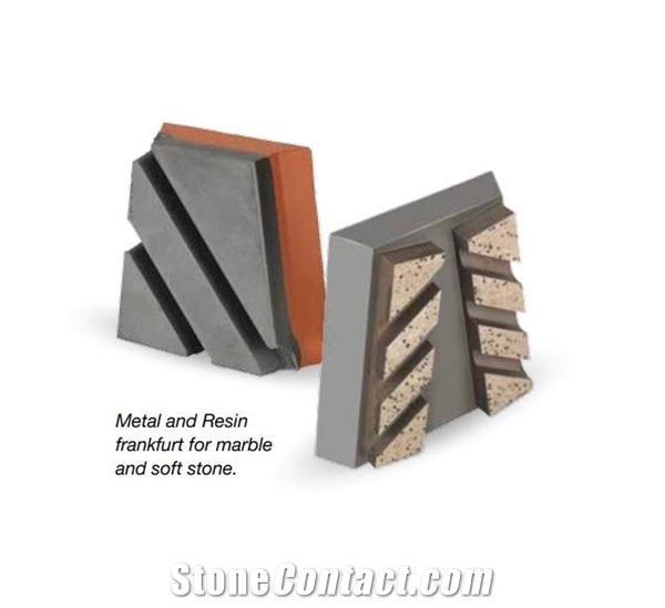 Tyrolit Metal And Resin Frankfurt Type Polishing Abrasives For Marble And Soft Stone