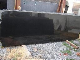 Absolute Black Granite Slabs,Indian Black Granite