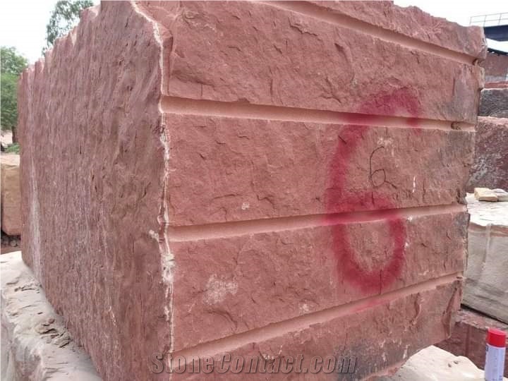 Agra Red Sandstone Tile