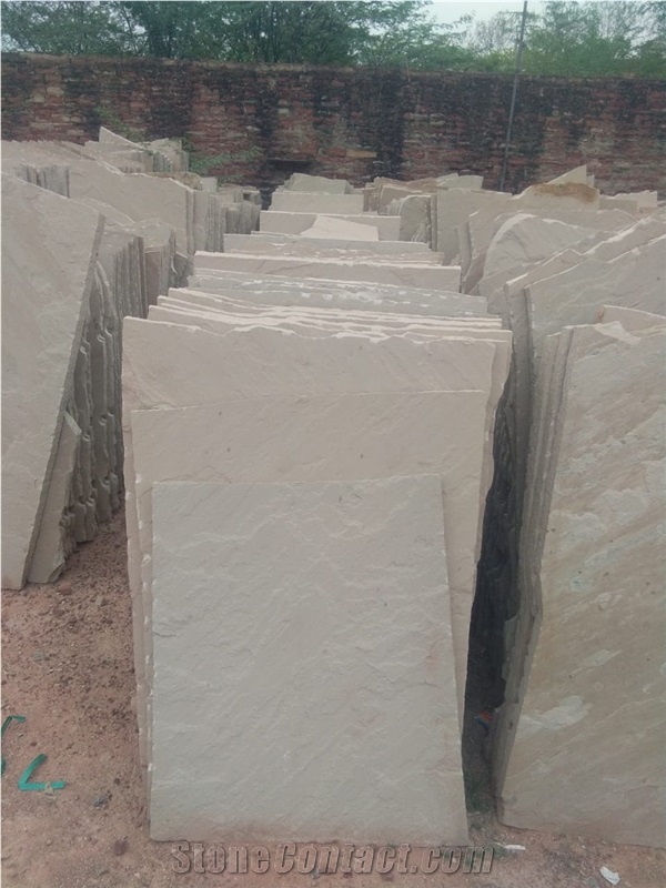 Dholpur Beige Sandstone Tile