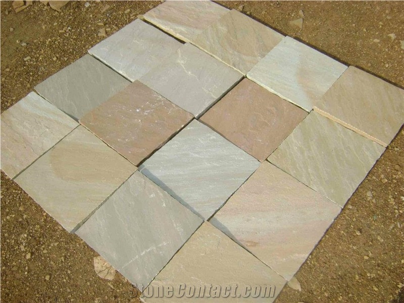 Mint White Sandstone Tiles