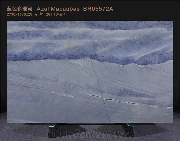 Brazil  Blue Azul Macaubas Quartzite Slabs & Tiles