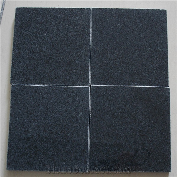 China Natural Black Granite Slabs