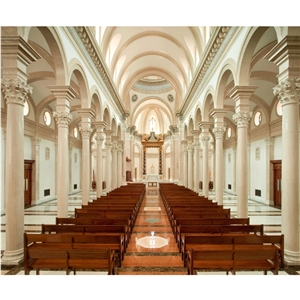 Classical Architcture Marble Carved Church Column Capital