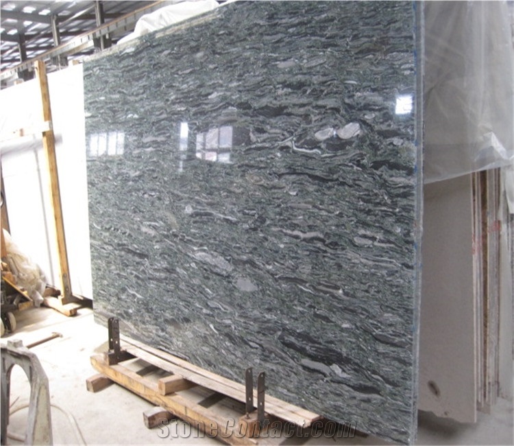 Factory Supply Granite Slabs Green Color Stone Granite Tiles