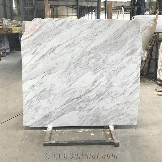 Natural Marble Side Table Jazz White Marble For Living Room