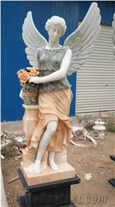 Outdoor Life Size Garden Marble Lady Girl Statue Sculpture
