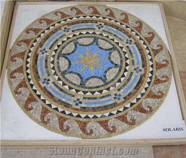 Waterjet Medallion Round Pattern For Floor Tiles