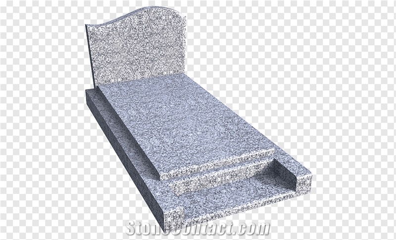 Grey Granite Tombstone- Granite Gravestones