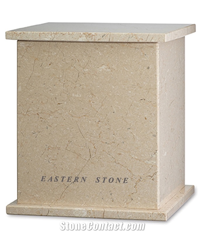 Himalayan White Marble Funeral Urn