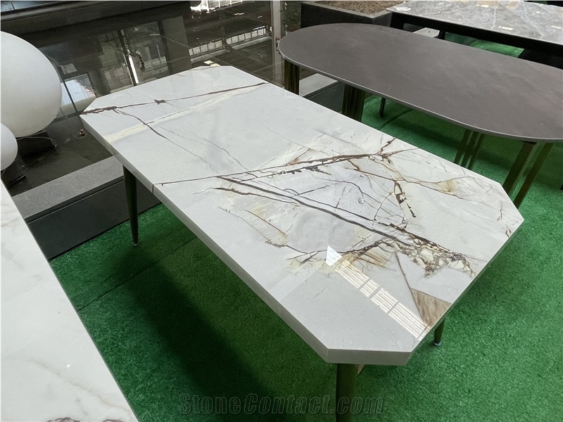 Sintered Stone Table Artificial Stone Azul Macaubas