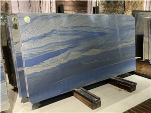 Azul Macaubas Blue Natural Quartize Slabs Big Slabs