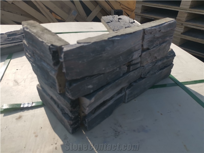 Back-Bolt Grey Slate With Cement Backed For Outdoor Decor