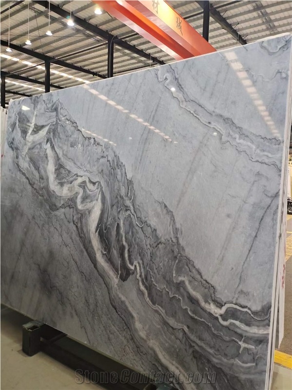 Bruce Blues Grey Marble Bookmatching Slabs In Stock