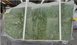 Chinese Dark Green Marble Verd Ming Big Slabs In Stock