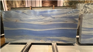 Luxury Jade Blue Sky Slabs For Wall Decoration
