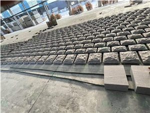 Natural Stone Porphyry Wall Cladding Mushroom Splited Finish