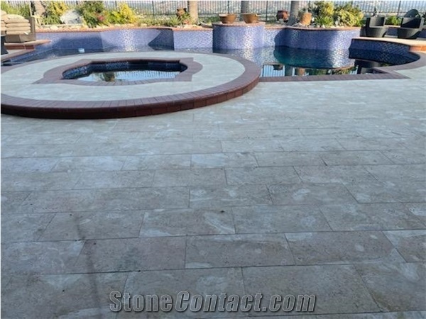 Natural Coral Stone Pool Coping, Pool Pavers