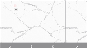 Endmatch White Glazed Sintered Stone Slabs Wall Panel