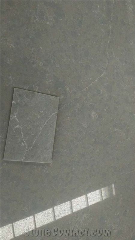 Grey Artificial Quartz Stone Slabs