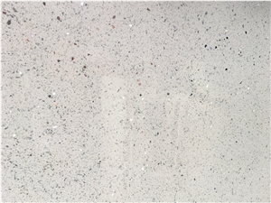 White Glaring Grains Quartz Slabs For Table Tops,Worktops