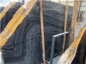 Black Forest Wooden Grain Antique Marble Wall Tile