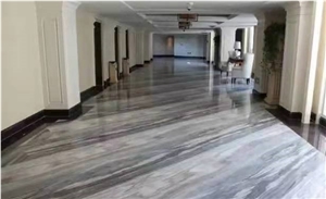 Polished Palissandro Azurro Blue Marble Floor Slabs And Tile