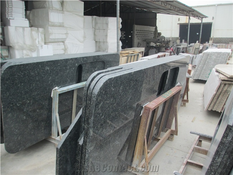 China Butterfly Green Granite Polished Half Slabs