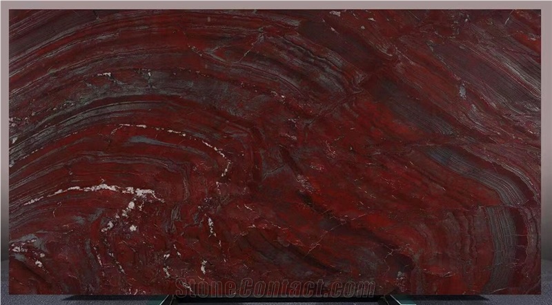 Iron Red Quartzite Slabs, Brazil Red Quartzite Slabs