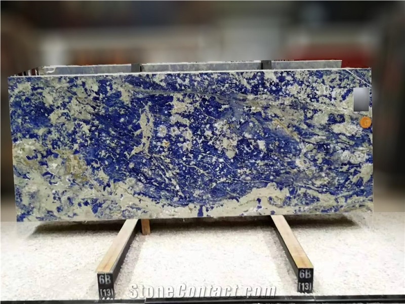 Blue Sodalite Bolivia Quartzite Slab Tiles